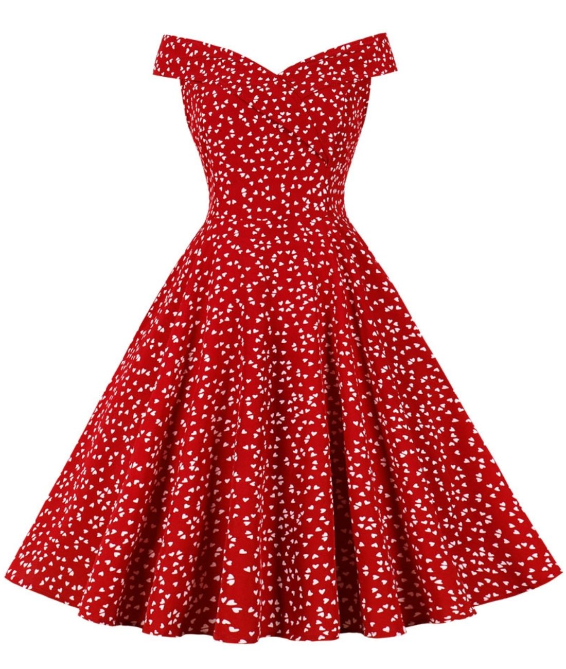 Robe rockabilly rouge sale