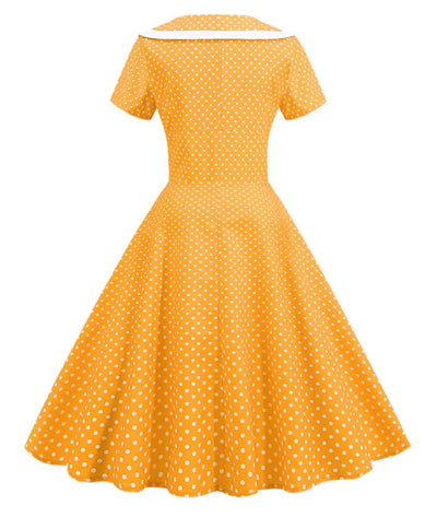 Robe Jaune Année 60 - Madame Vintage