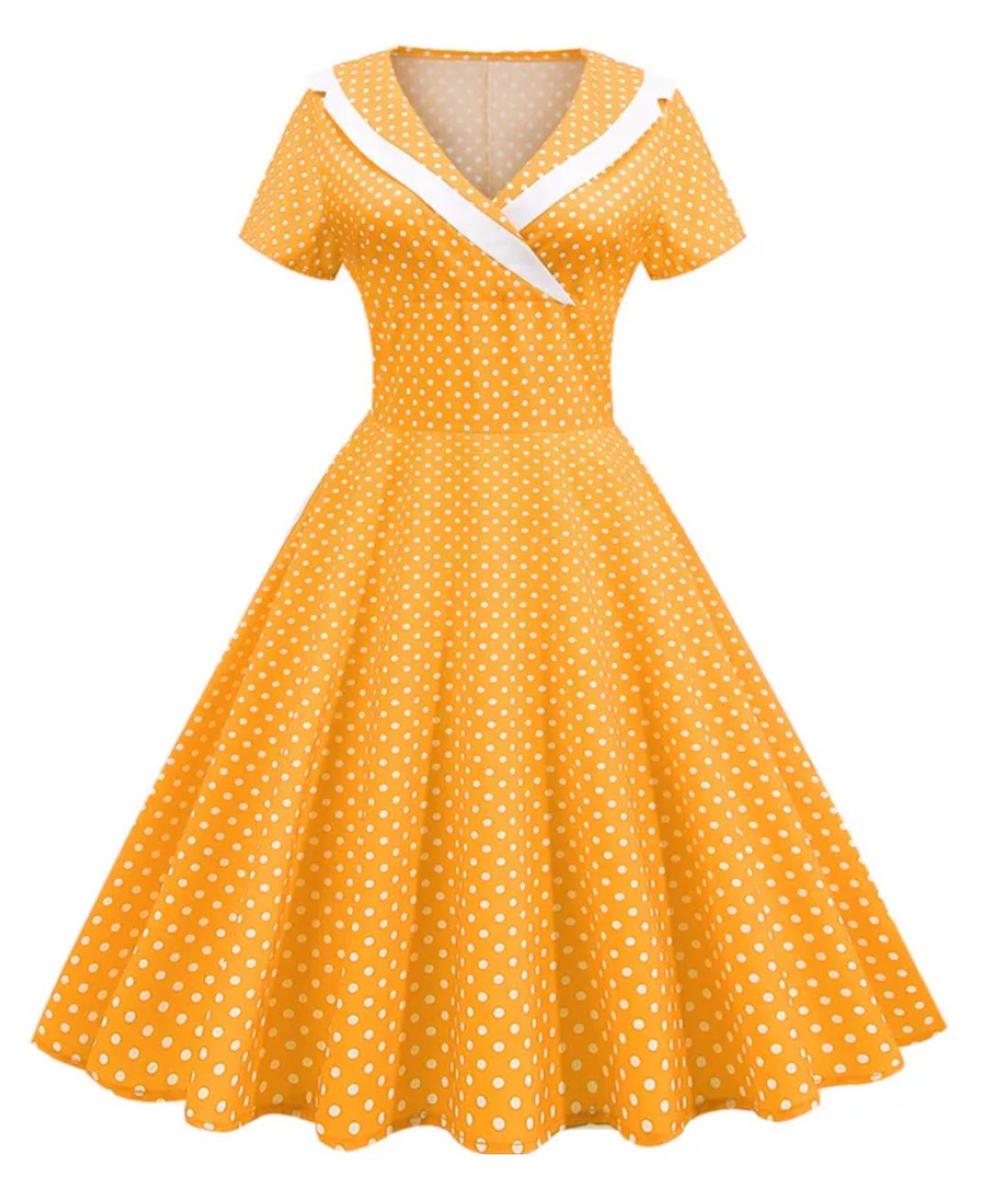 Robe Jaune Année 60 - Madame Vintage