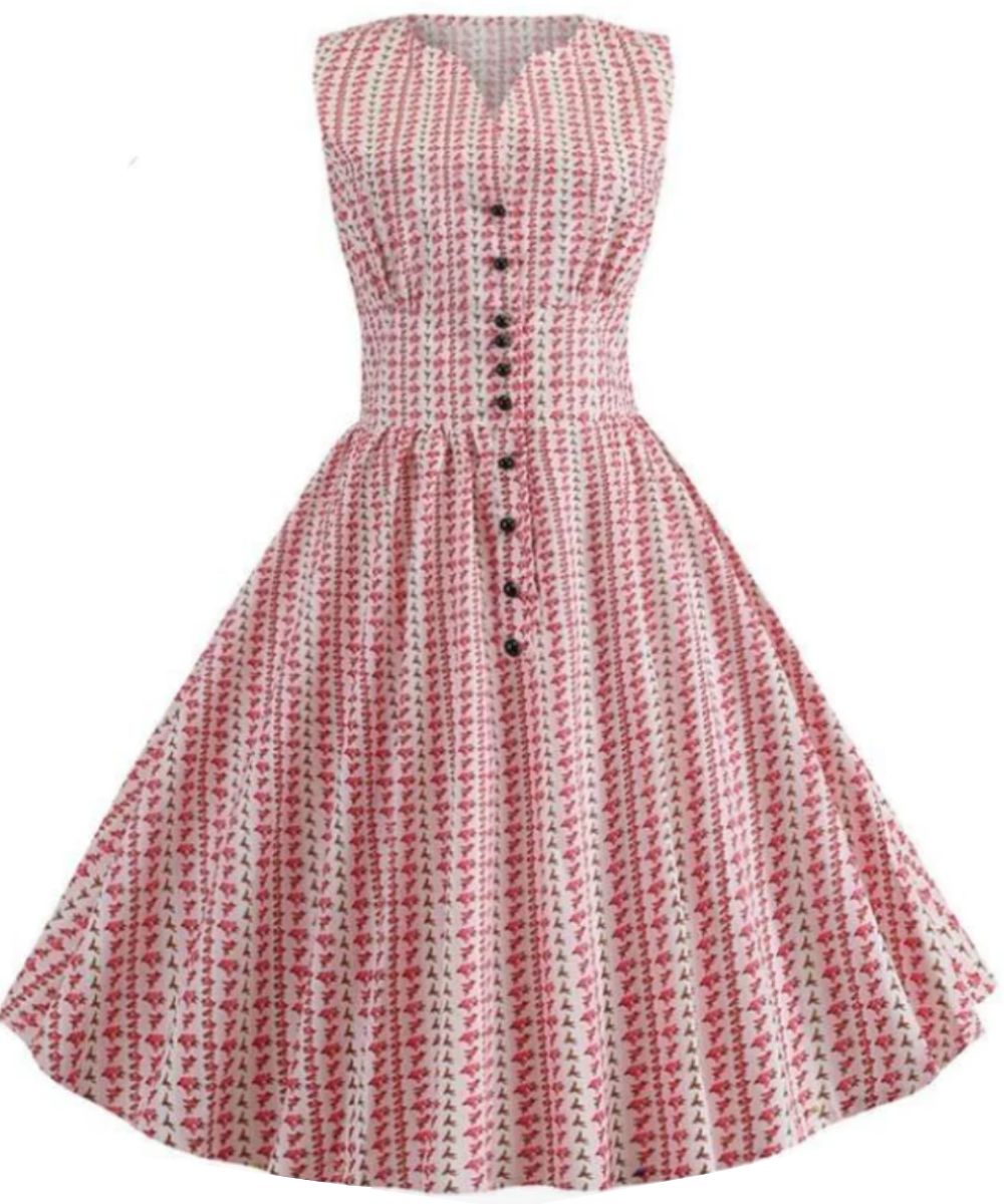 Robe Année 50 60 Paris - Madame-Vintage